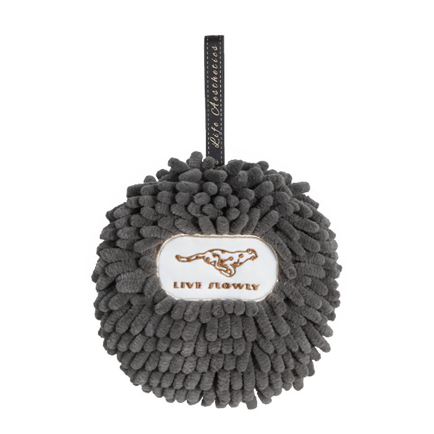 Hand Towel Ball with Lanyard Ultra Soft Quick-Drying Thickened Puppy Leopard Bathroom Towel Toilet S