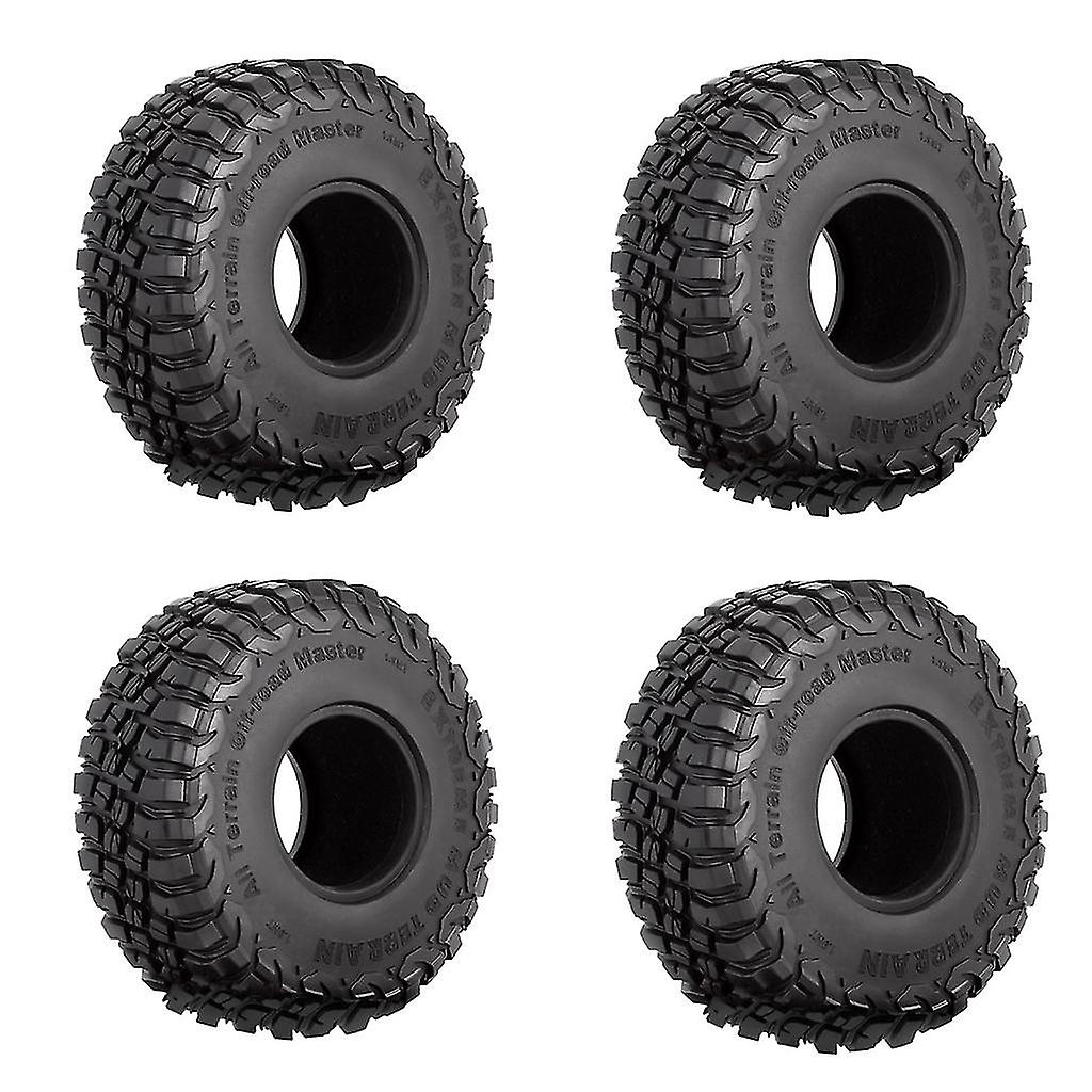 1.9 Rc Reifen 4 Stück Schlamm Radreifen Gummireifen Set für Scx10 Gen8