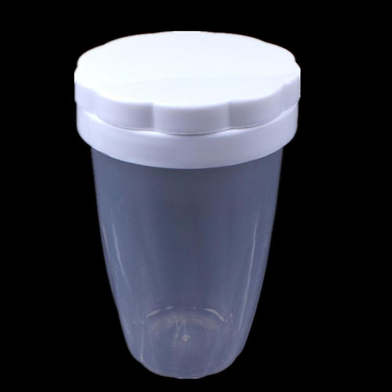 Powder Sifter Transparent Reusable PP Cocoa Flour Sifter for Baking