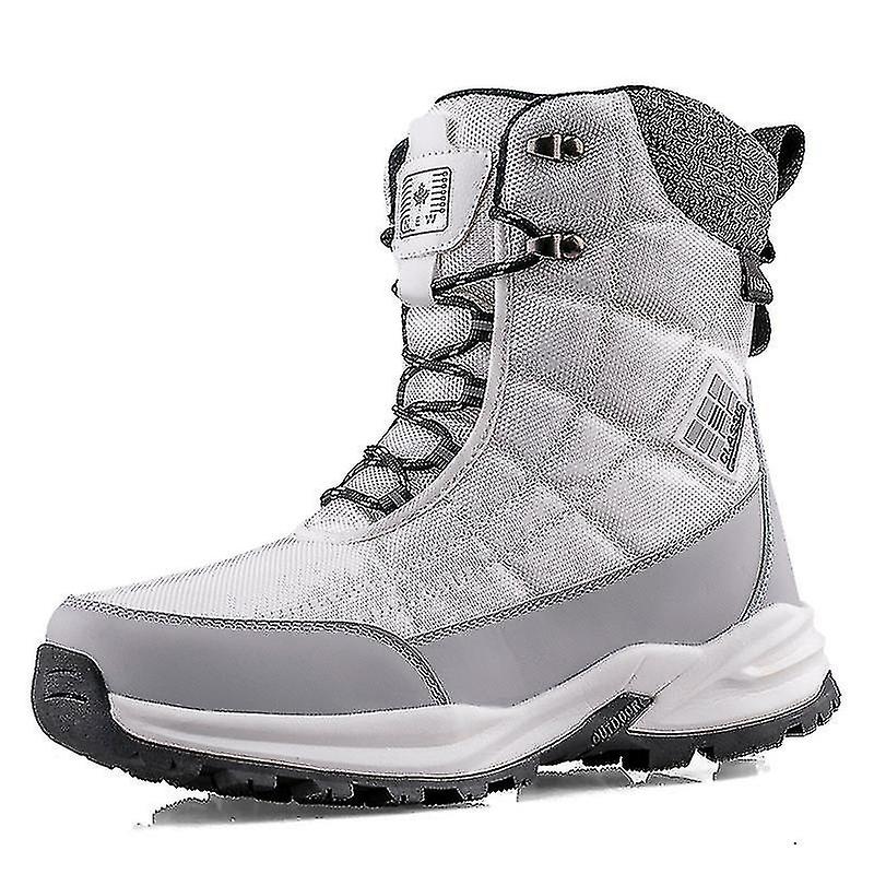 Mens Comfort pantofi în aer liber slip rezistente de lucru snow boot-uri Side Zip boot de iarnă