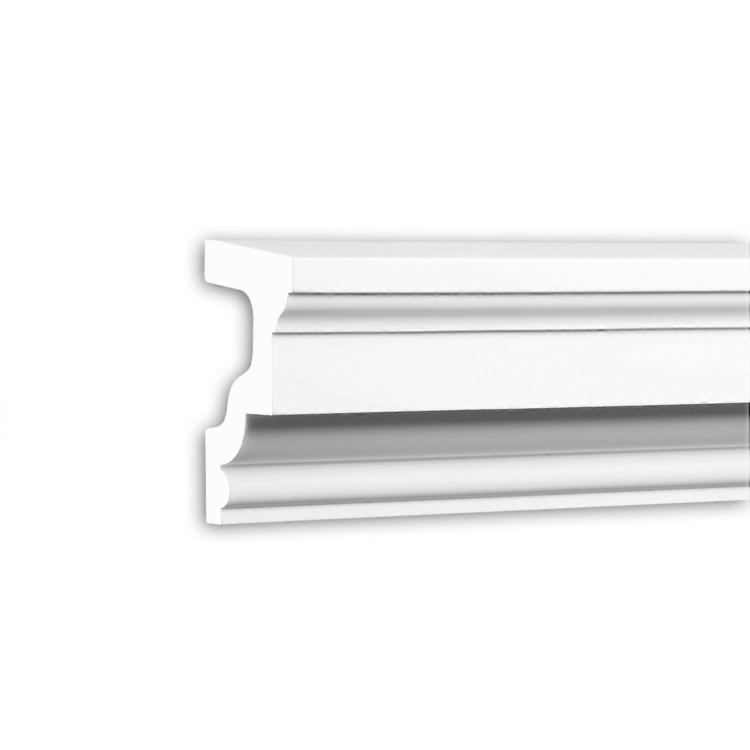 Profhome Decor 1 x Window ledge 482201 Profhome white Rigid polyurethane foam pre-primed lightweight, sturdy, dimensionally