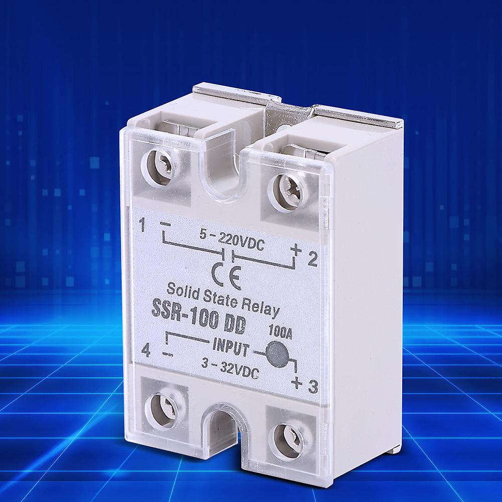 SSR-100DD 100A DC-DC Solid State Relay Non-Contact Switch