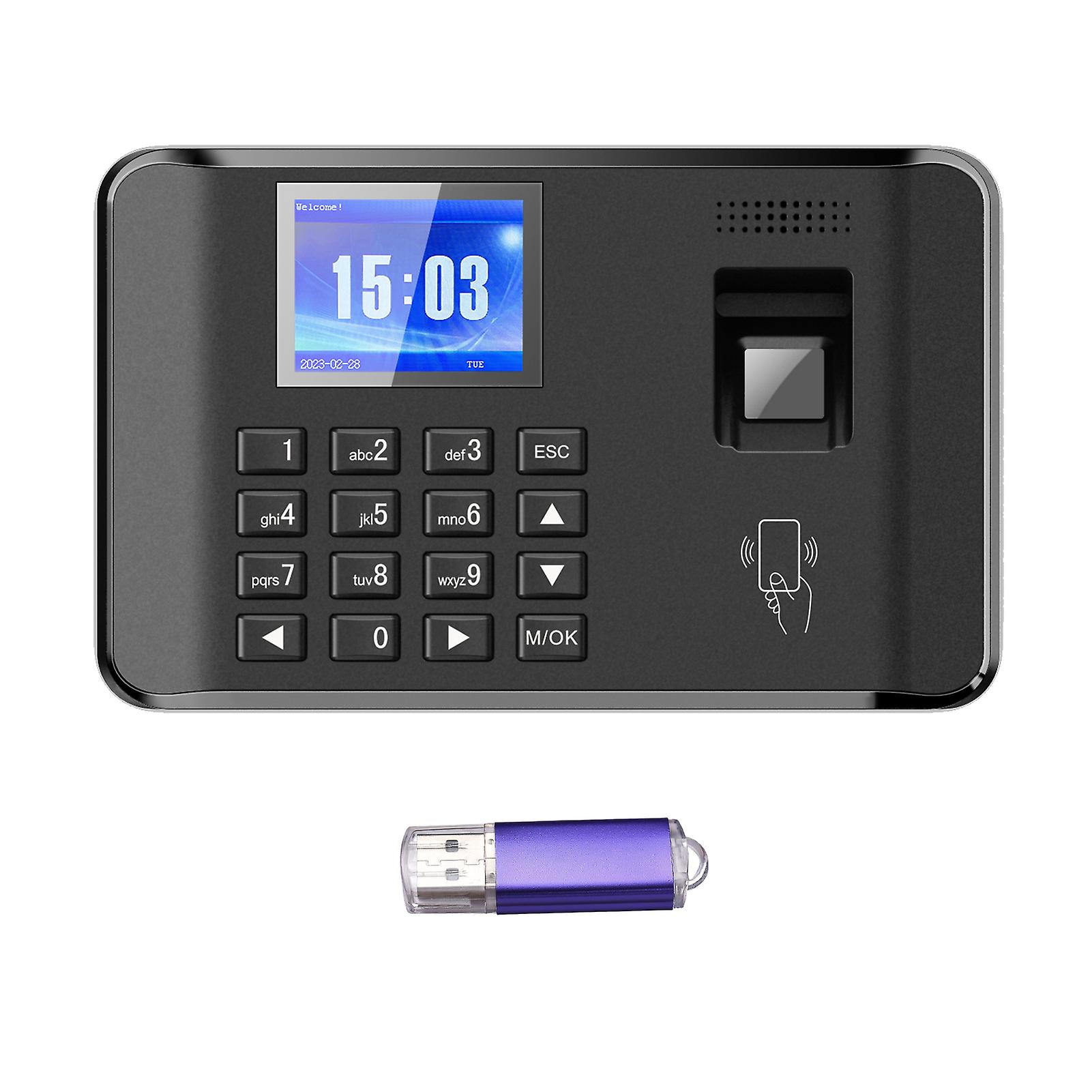 Intelligen Password Attendance Machine Time Clock Employee Checking-in ...
