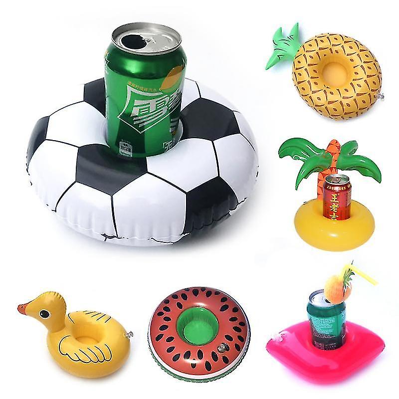 Balloons Summer Baby Float Cup Drink Holders Inflatable Cute Holder Coasters Pvc