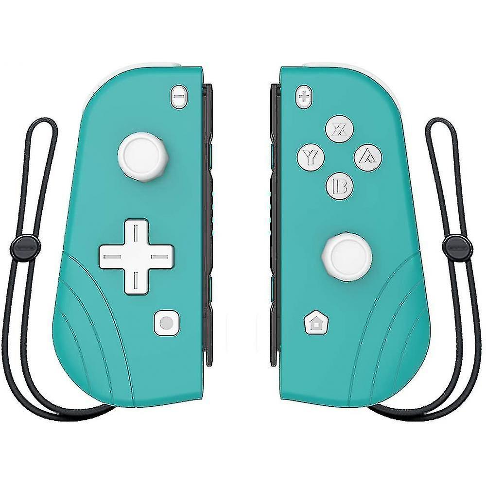 Game Controllers Set Of 2 Left Right Wireless Bluetooth Gamepad Joystick For Nintendo Switch Green