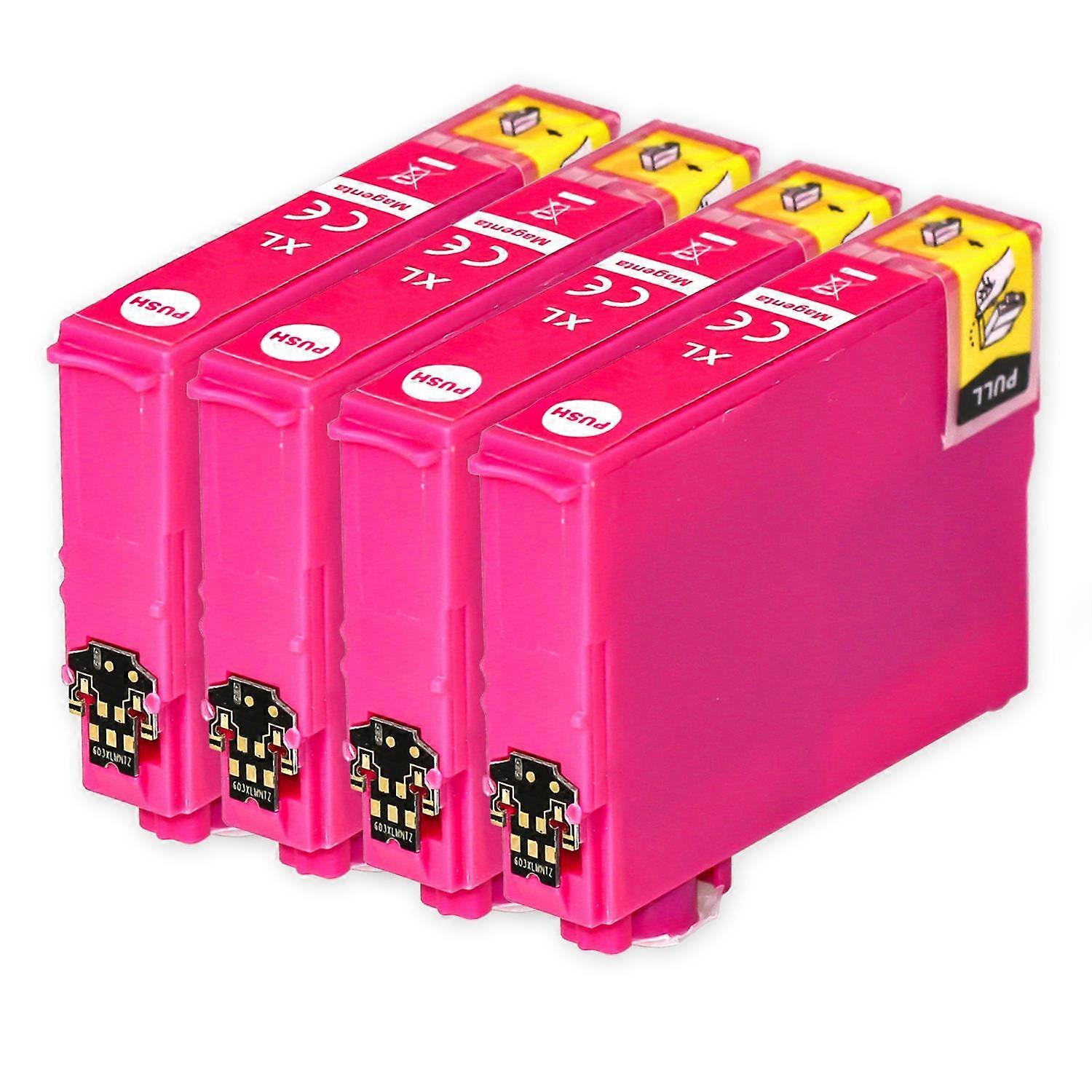 4 Magenta Ink Cartridges to replace Epson T1303 Compatible/non-OEM from Go Inks