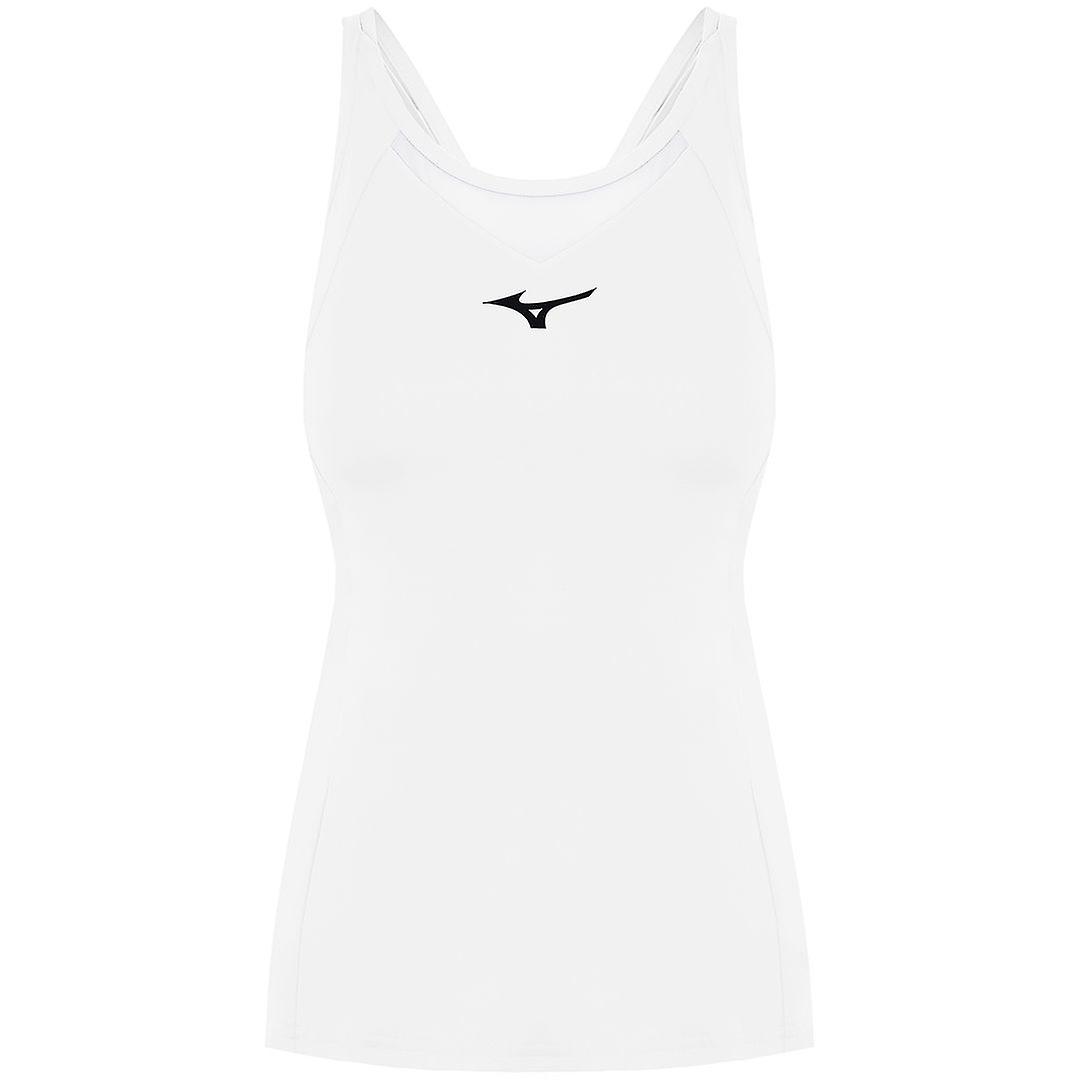 ميزونو رقبة مستديرة بدون أكمام أبيض نسائي DryLite تانك بلوزة K2GA971101