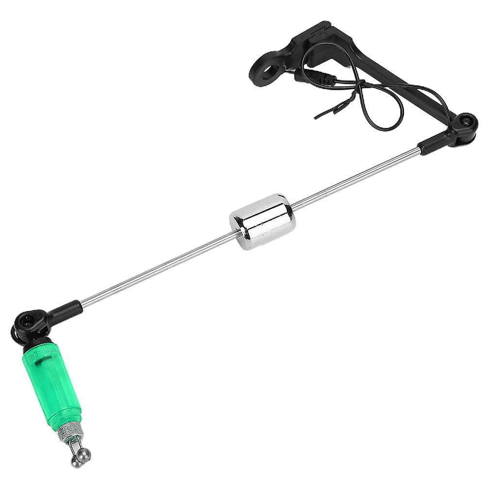 Fishing Tackle Fishing Bite Alarm Signal Device Hanger Swing Bite Indicators European Alarms Accessory with LightGreen