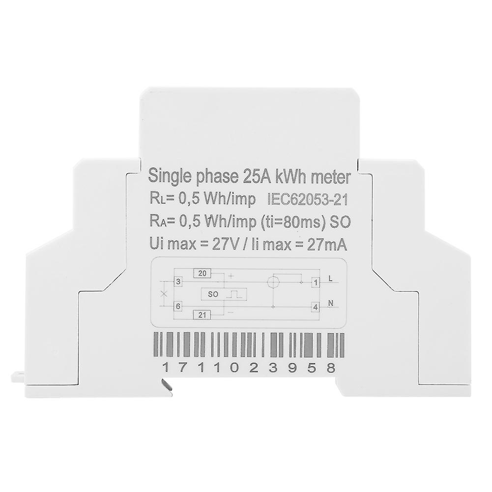 DDS5188 LCD Digital Din Rail Electric Meter 5-25A For Kilowatt Hour Kwh Meter