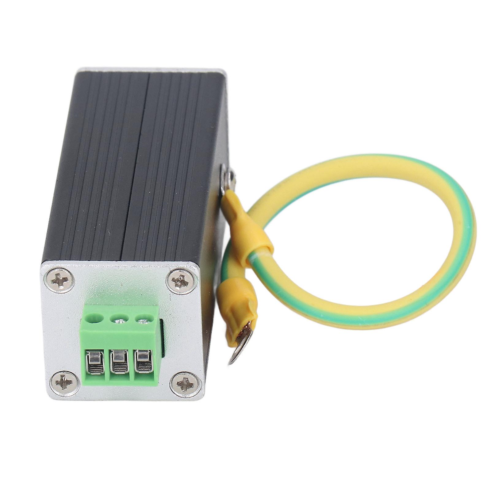 1 Way Surge Protector Arrester Protection Device RS485 Control Signal Circuit Power Protector 24V 10Mbps 