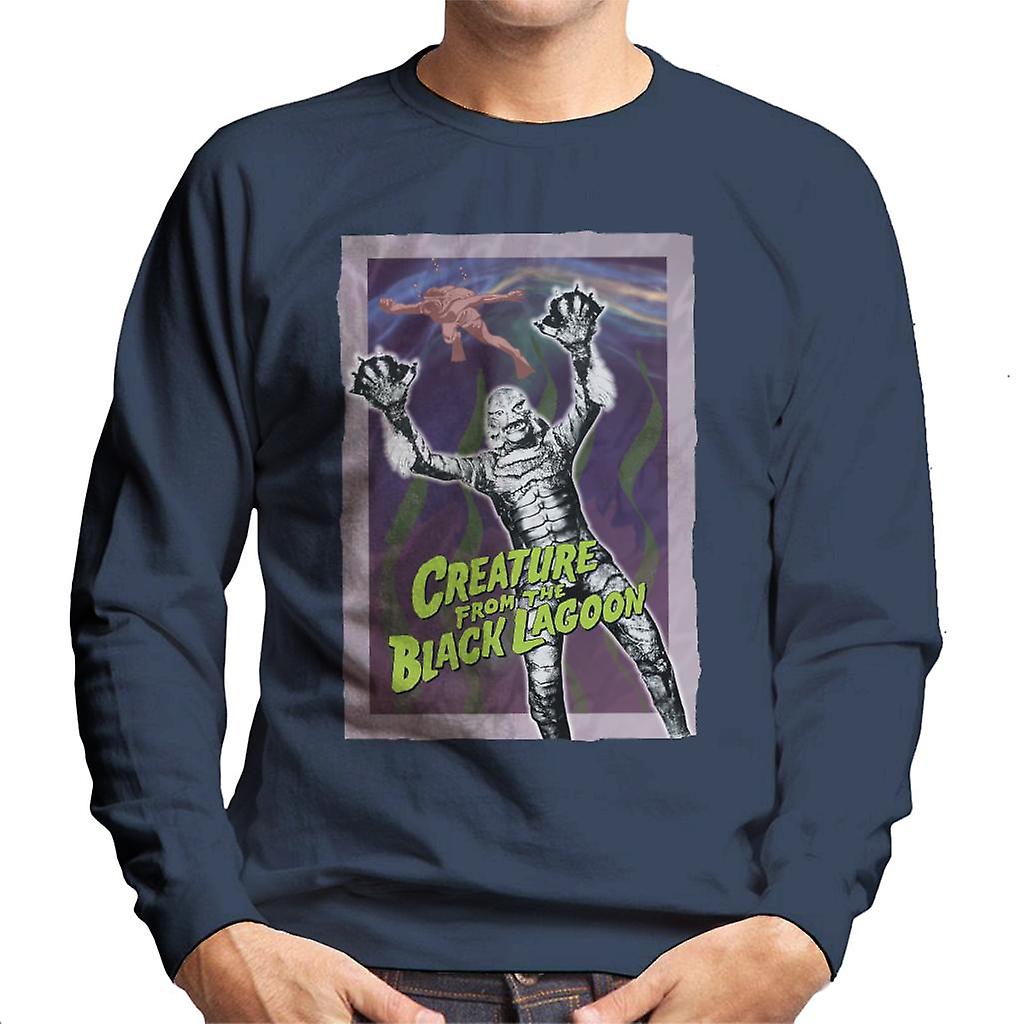 Creature From The Black Lagoon Diver Frame Men's Sweatshirt