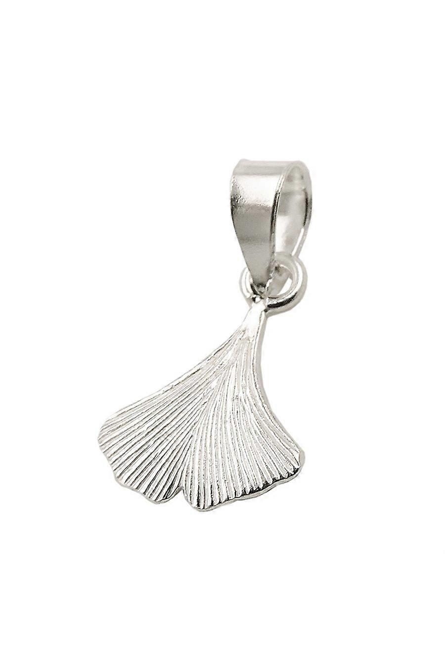 Pendant Ginkgo Leaf Shiny Silver 925 - Gl93854