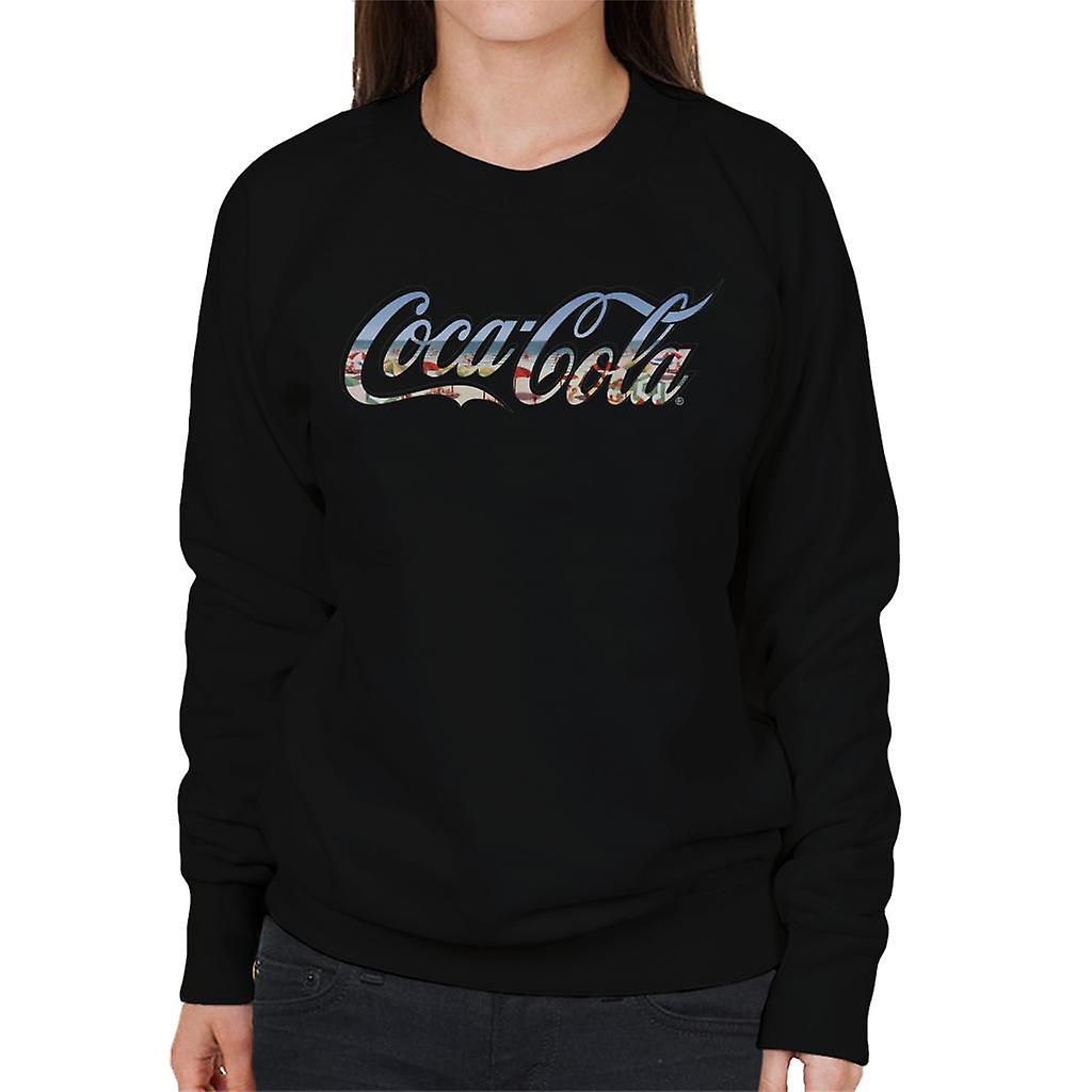 Coca Cola Beach Logo Women's Sweatshirt