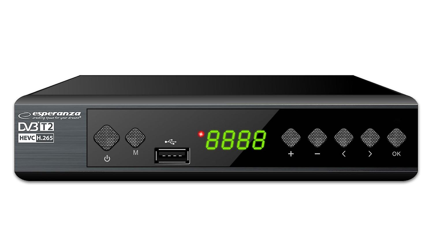 Esperanza DVB-T2 H.265/Hevc Digital Terrestrial TV Tuner EV111P