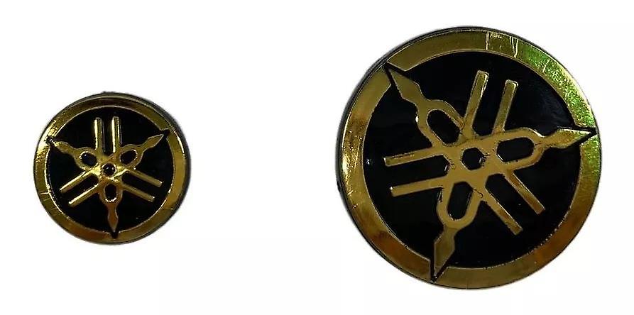 Par Emblemas Circulares Tanque Yamaha