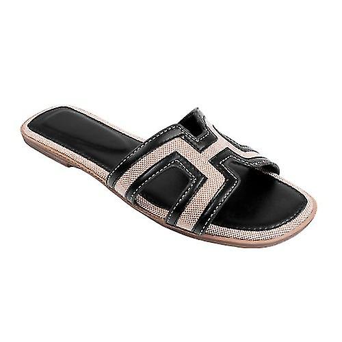 Where's That From Womens/Ladies Surge Cut Out Instep Strap Flat Sandals