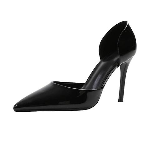 Where's That From Womens/Ladies Athens Patent Faux Leather Pointed Stiletto Heel High Heels