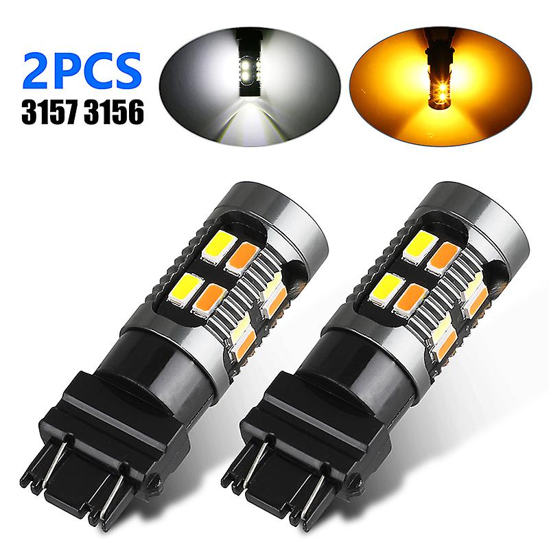 AUXITO White and Amber Dual Color Switchback 7443 7440 3157 - TikTok AUXITO White and Amber Dual Color Switchback 7443 7440 3157 - TikTok