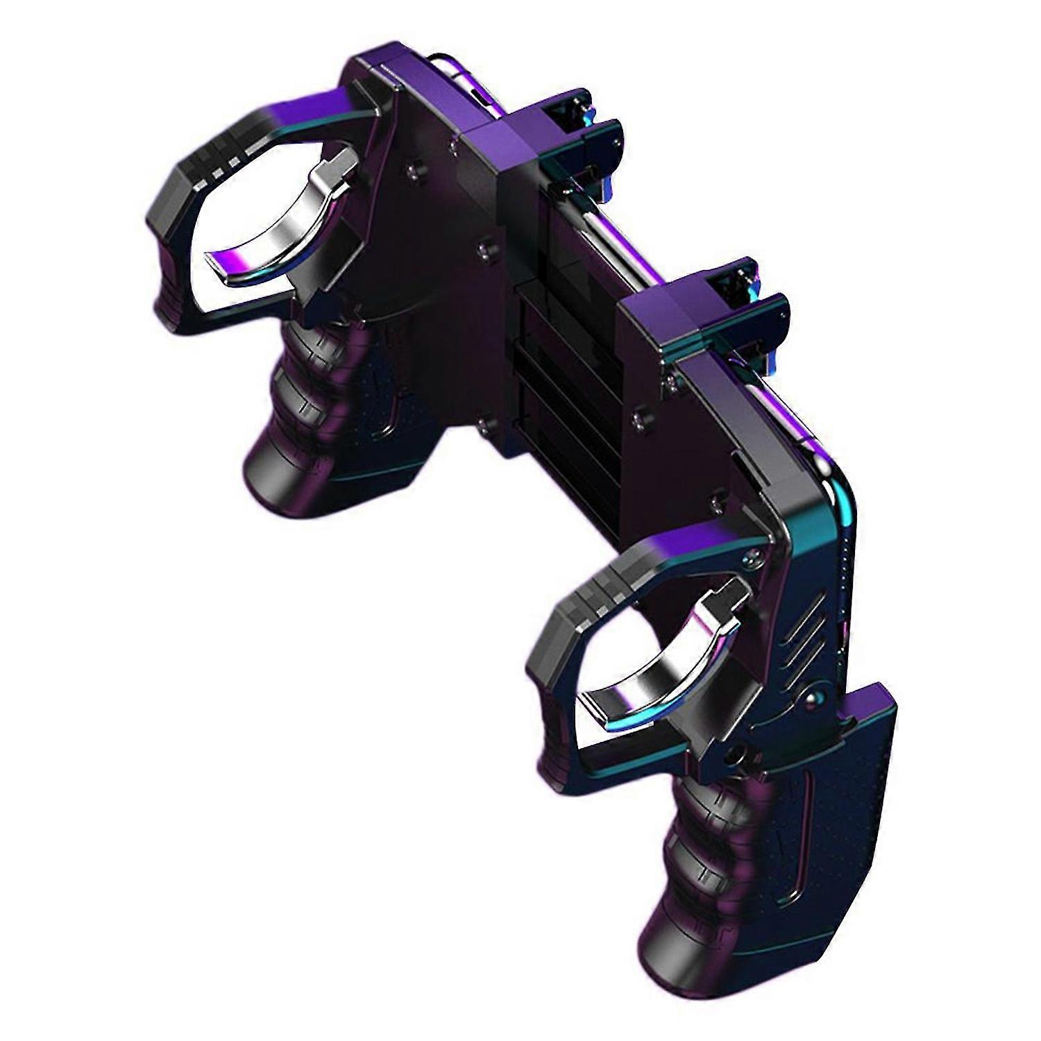 Game Controller Multifunctional Quick Respond ABS Four-finger Linkage Phone Game Trigger for Gaming