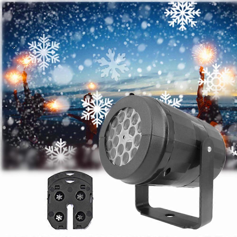 Led Laser Snowflake Projector Light Garden Party Light (UK Regulated)