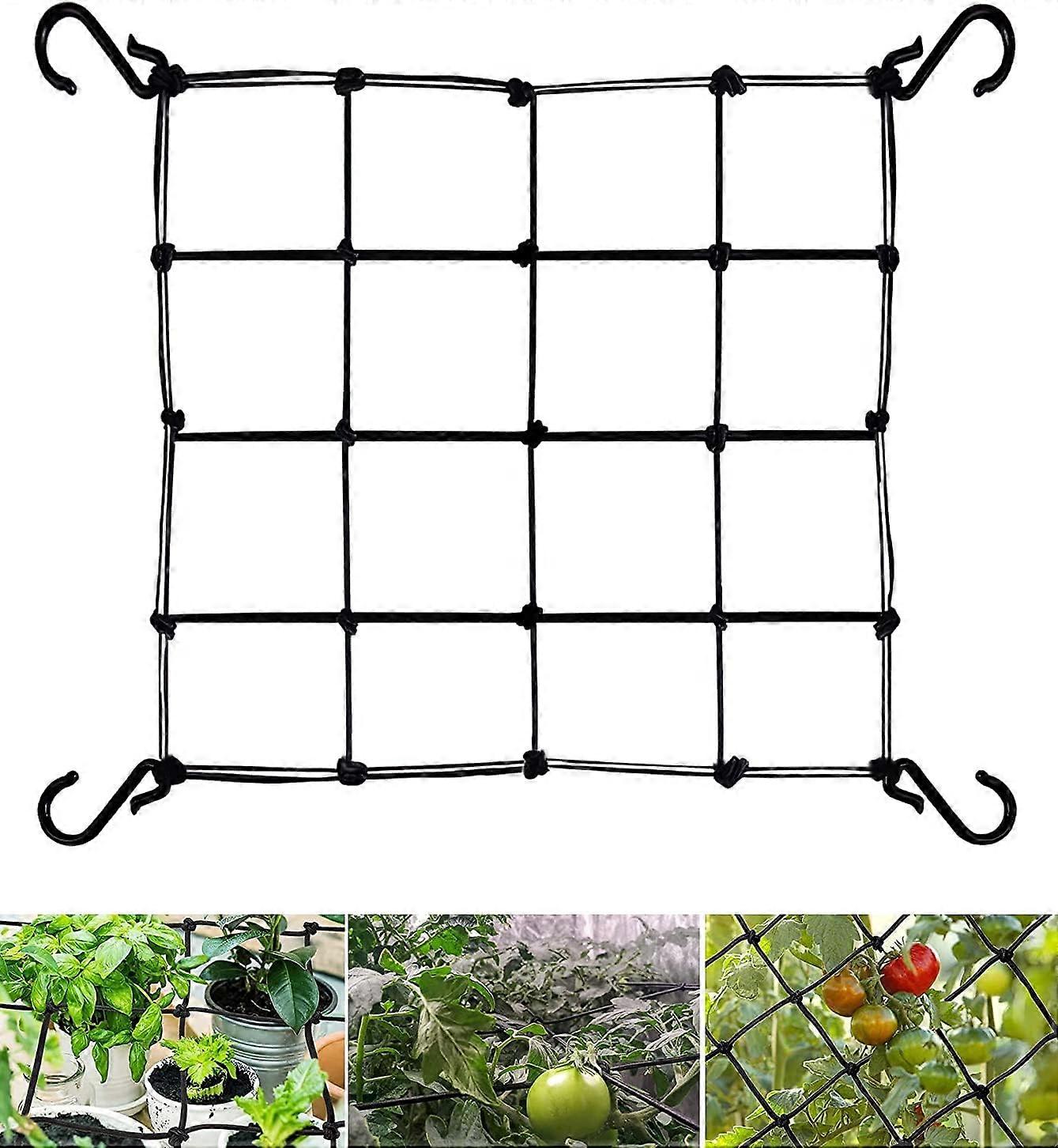 Elastic mesh 60 x 60 cm plant support rolling mesh for planting tents