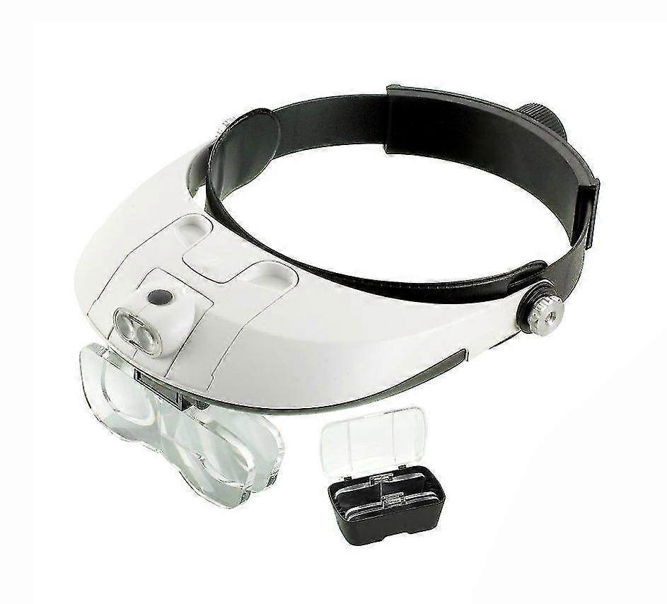 Multiplexer with LED Head Mounted Instrument Repair Magnifier