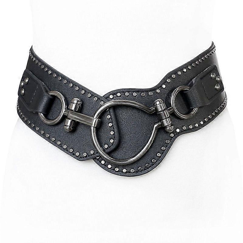 Women's Wide Belts Punk Elastic, Elastic