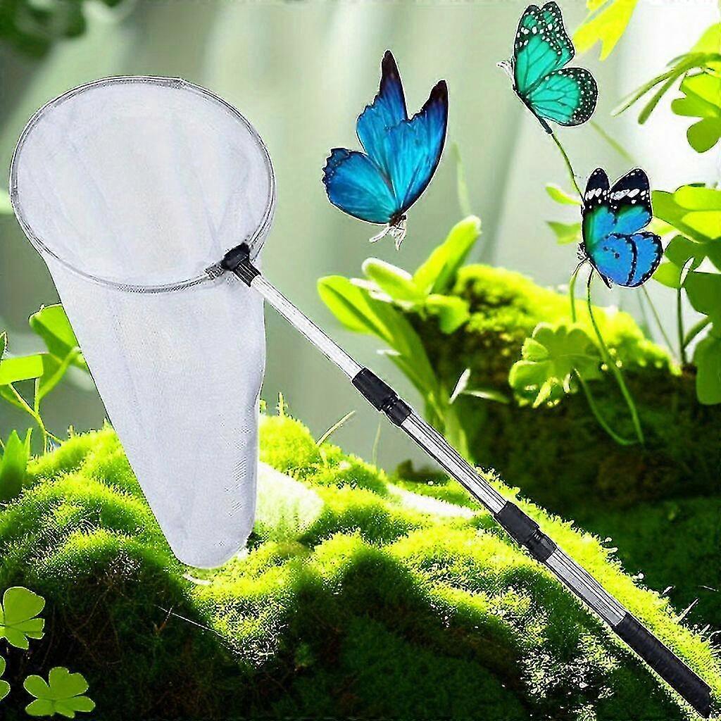 Catch Butterflies and Insects with this Lightweight, Retractable Fishing Net - Perfect for Outdoor Exploration!