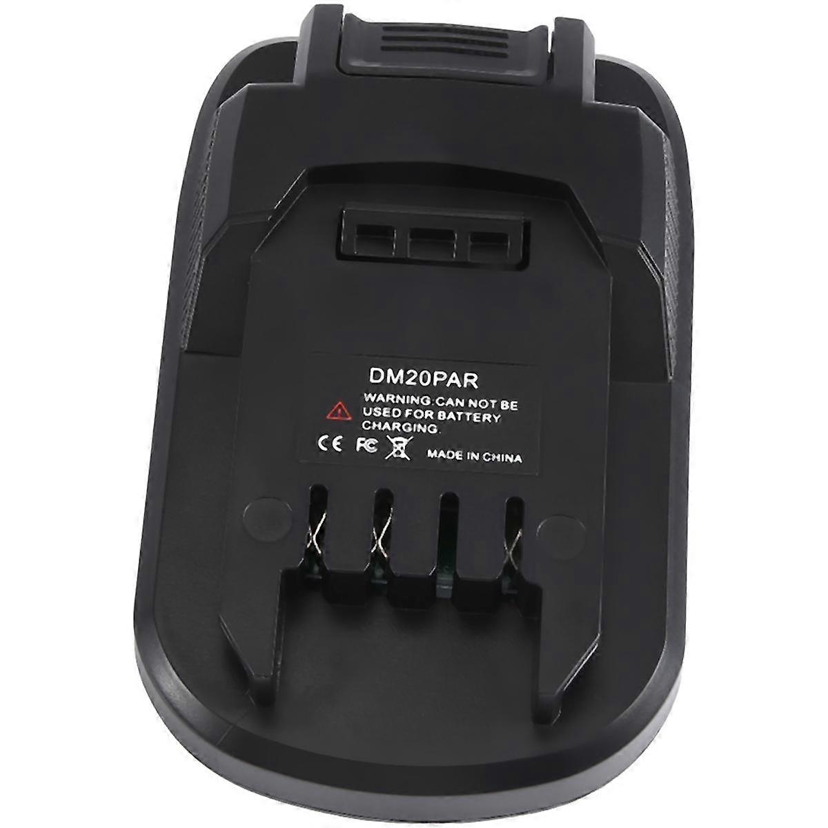 DM20PAR Akkumulátor adapter 20 V-hoz 18 V-os Li-Ion akkumulátorhoz Átalakítás Lidl X20V szerszámmá