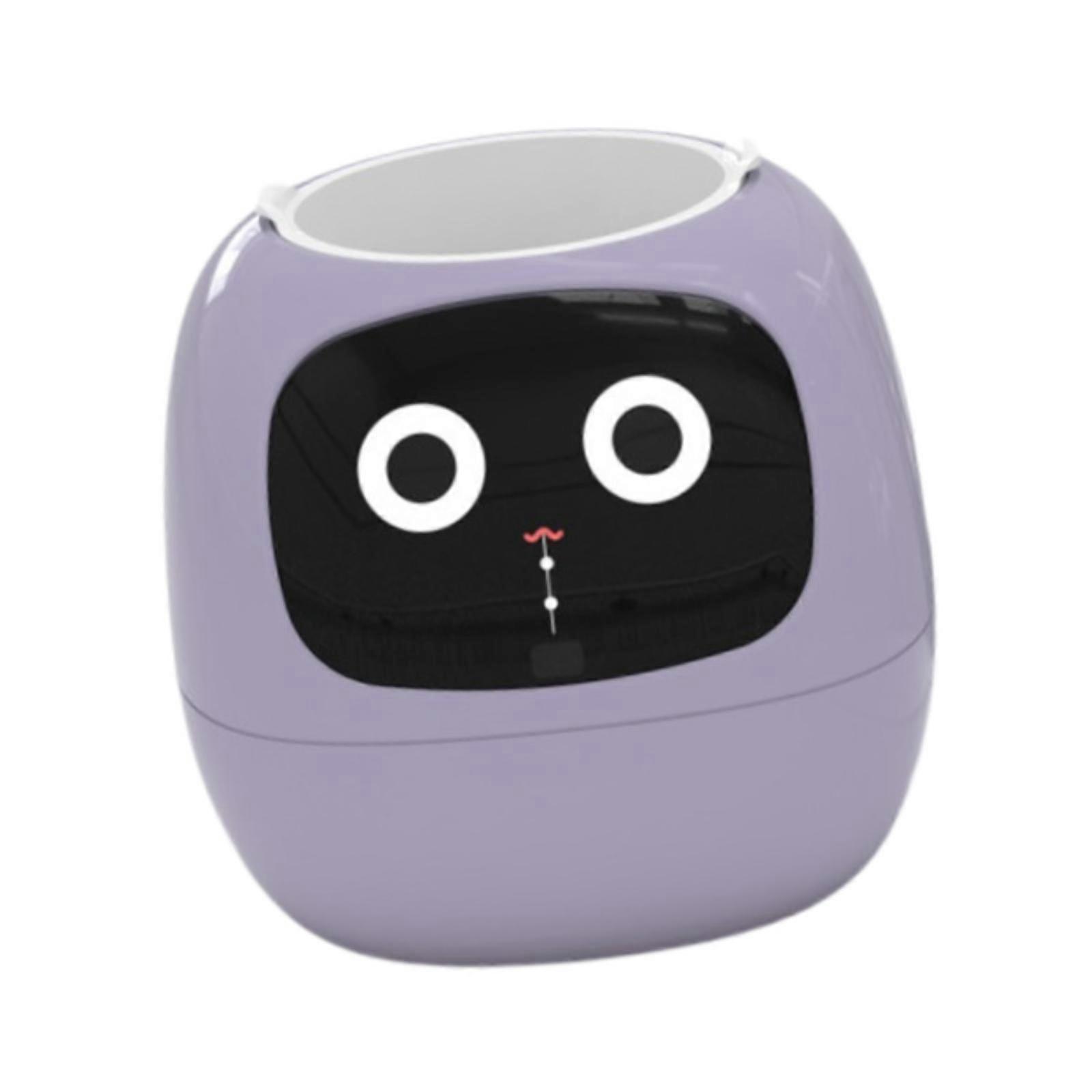 Smart Planter Robot -lomalahja Söpö kasvirobotti sisä- ja ulkokäyttöön violetti