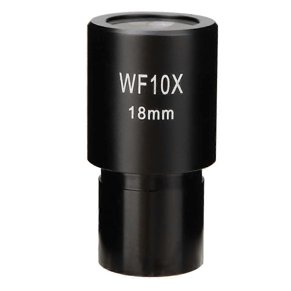 10X Microscope Eyepiece Wide Angle Optical Lenses Adapter Field 18mm Professional Ocular Lens Stand