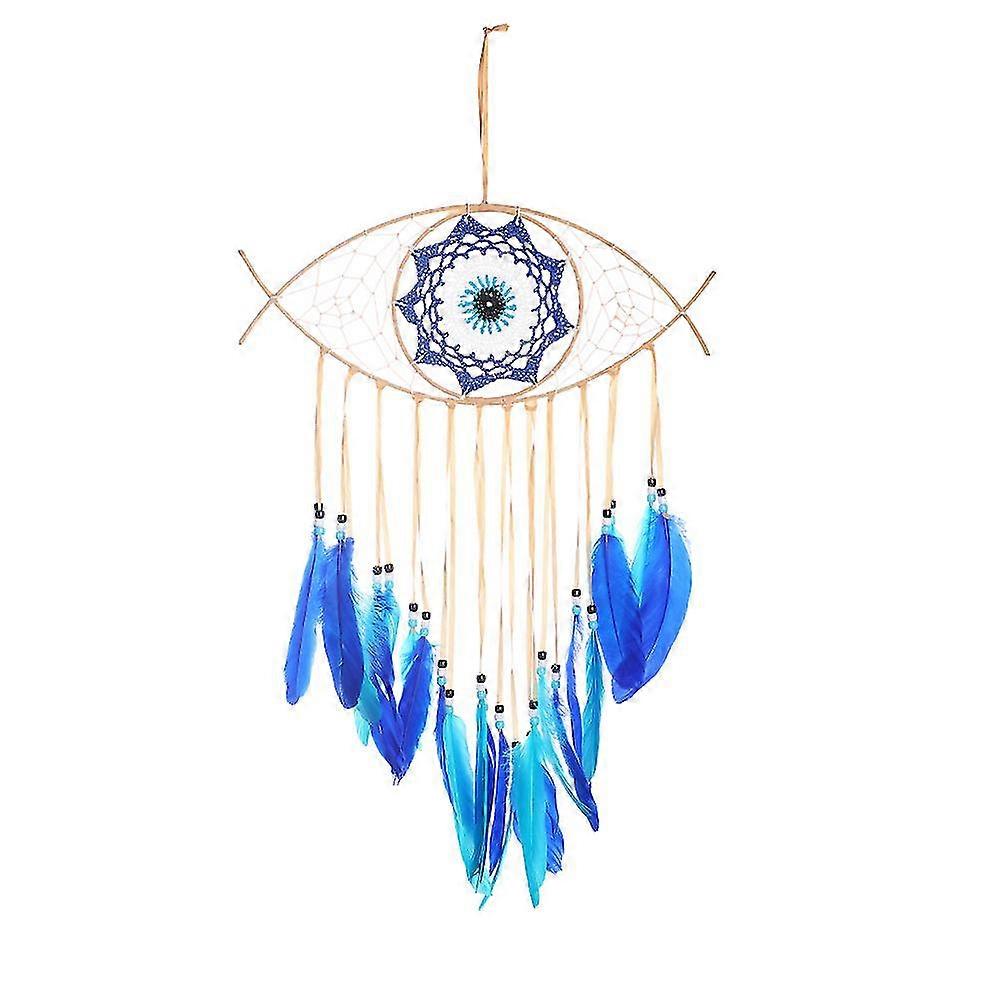 Evil Eye Dream Catcher (blåbrun)