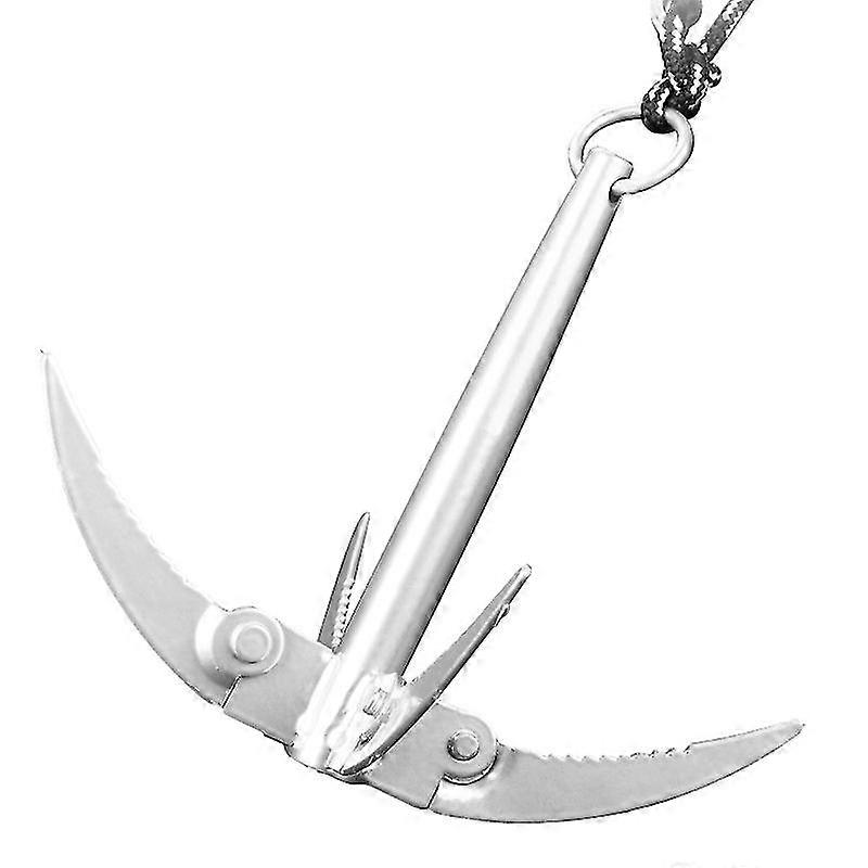 Weed Root Remover Tool, Folding Weed Razor, Lake Weed Rake, Vattenväxter Gräsklippare Perfekt för att ta bort vattenväxter (1st, Silver)