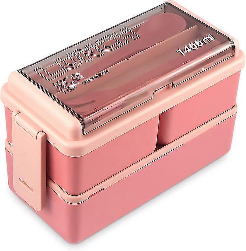 Bento Box Adult Lunch Box, 3-in-1 Stackable Lunch Containers-Good