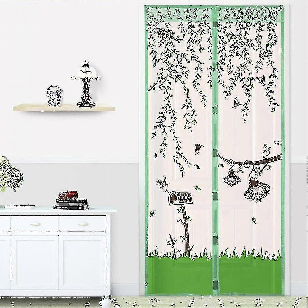 2024 Magnetic Mesh Screen Door Fly Bug Insect Mosquito Net Curtain