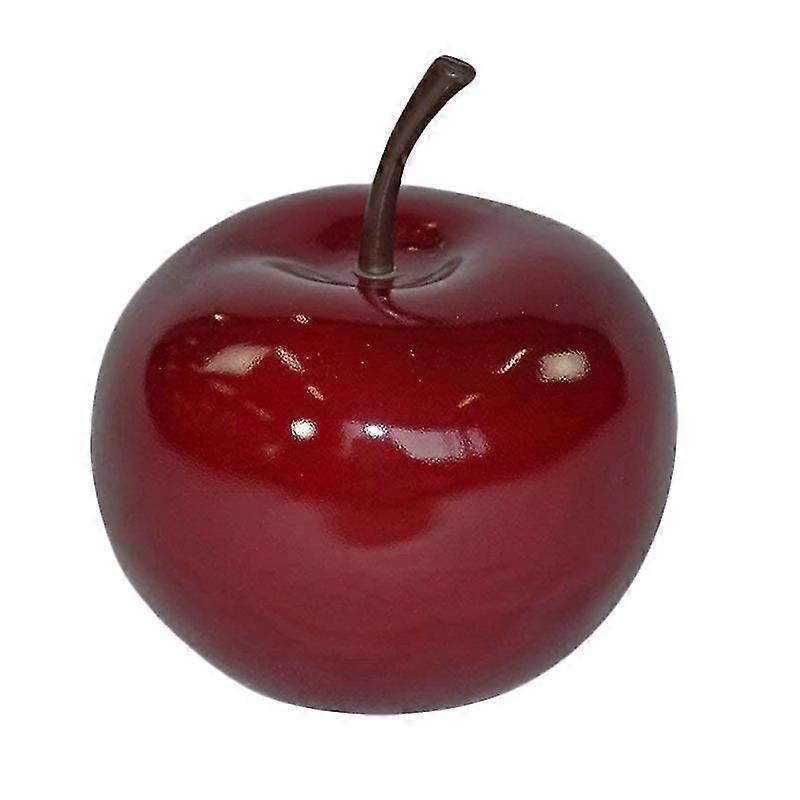 1pc Christmas Ceramic Crafts Apple Adornment Artificial Apple Model Decoration