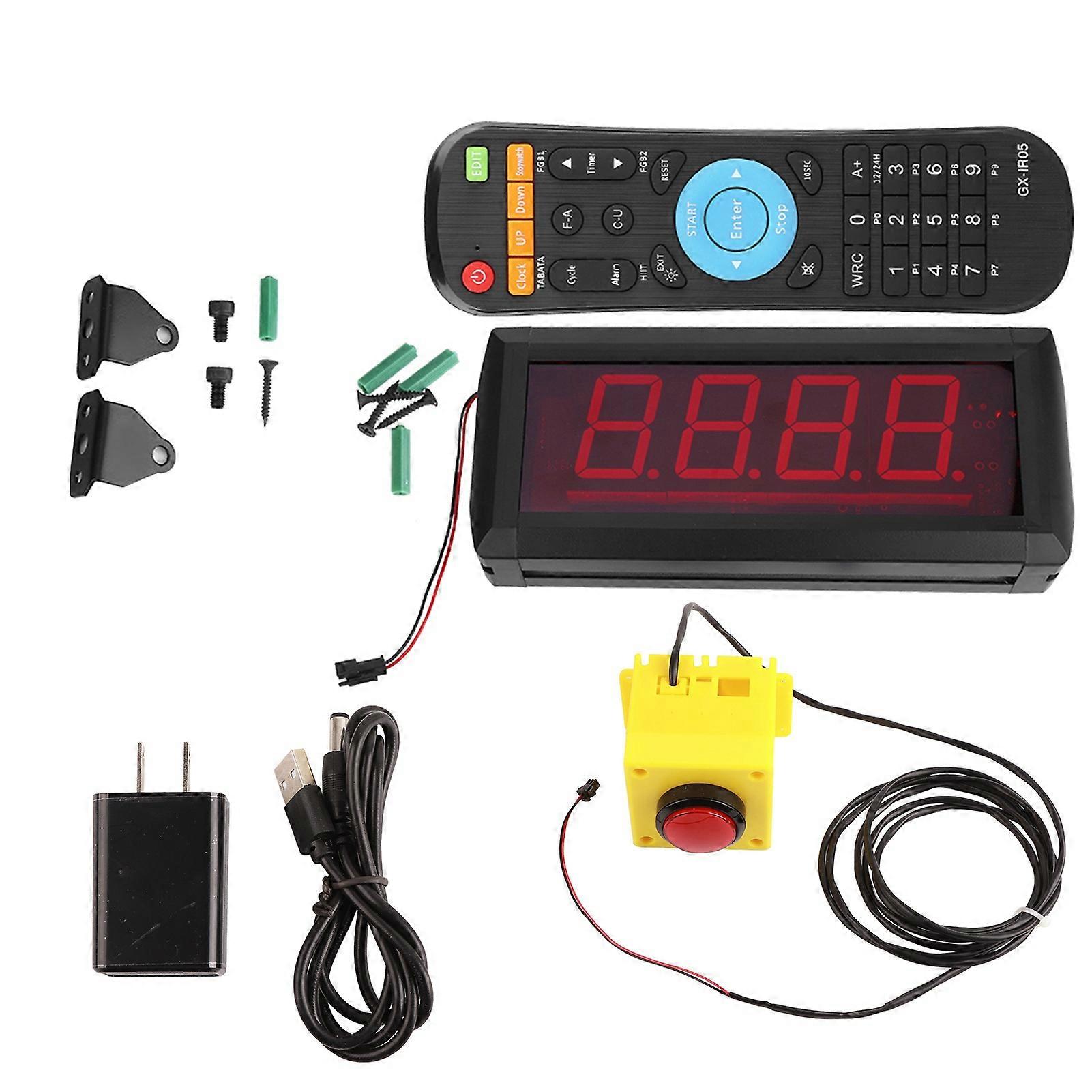 Popular Game Challenge 10 Seconds Countdown Timer LED Digital Display US Plug 100~240VAC NO.4752