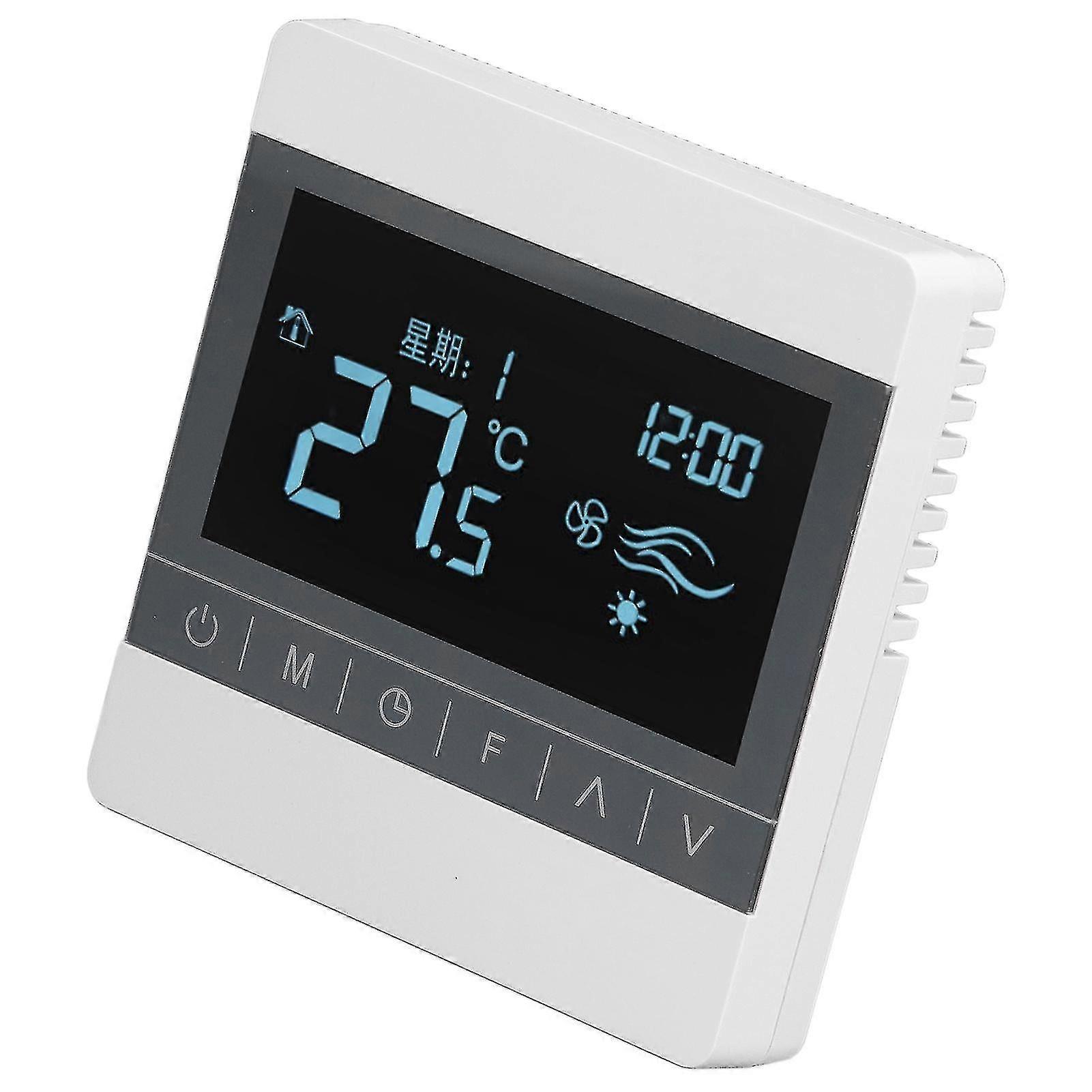 Hushållstermostat elektrisk värmetermostat intelligent temperaturkontrollpanel ac220v