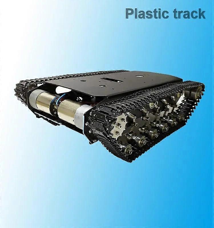 Velké zatížení TS600 RC nádrž kovový podvozek plstaický / nerezový pás robotické auto pro ESP32 / arduino robot DIY kit RC programovatelné robotické auto