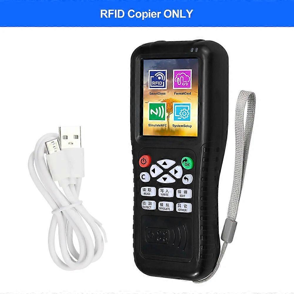 2023 New Version RFID Reader Writer, Key Card Programmer Decoder Duplicator NFC Copier, Free Software mobile APP Decoding