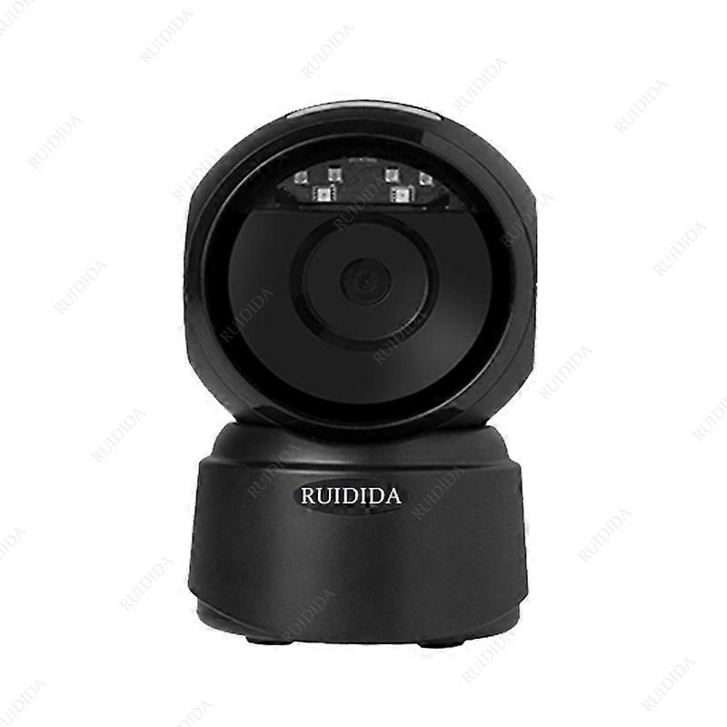 1D 2D qr Code Scanner Wired Bar code Scanner USB Desktop Reader Portable Handsfree Omnidirectional Automatic Scanner for Barcode