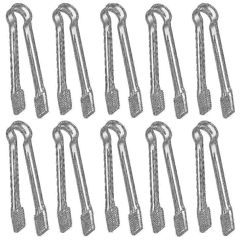 Mini Plastic Buffet Serving Tong Small Kitchen Serving Tongs Set Clear Plastic Serving Tongs