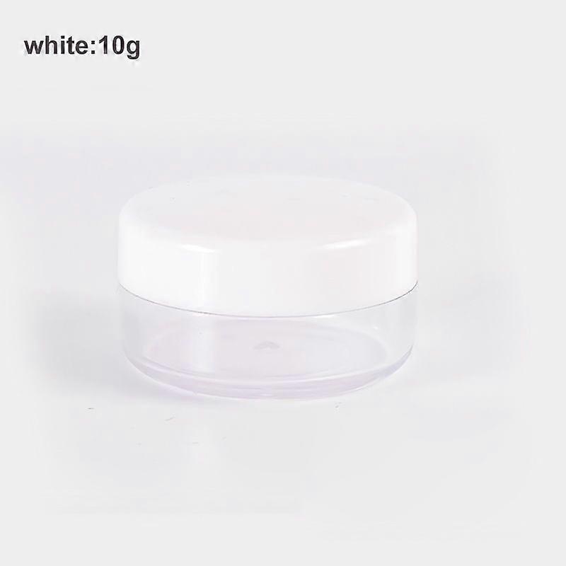 Refillable Bottles10g/15g /20g Plastic Empty Makeup Jar Travel Round Makeup
