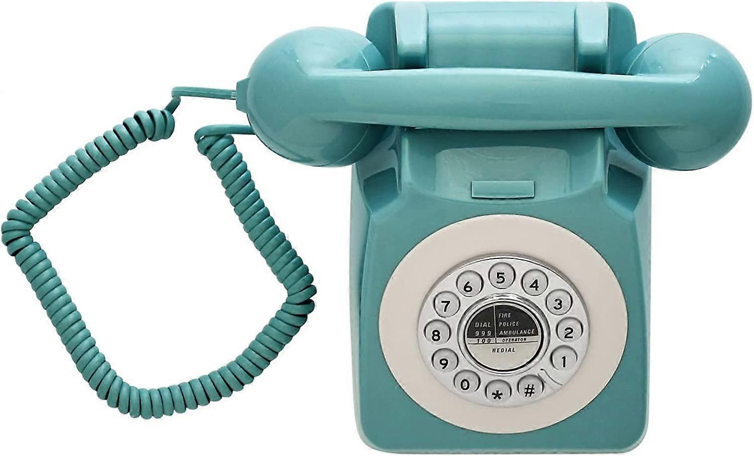 سطح المكتب سلكي الهاتف 80s خمر الرجعية نمط مكتب الهاتف الهاتف الهاتف الأرضي دعم حلقة التحكم في مستوى الصوت للمنزل مكتب الأعمال فندق مقهى بار قديم