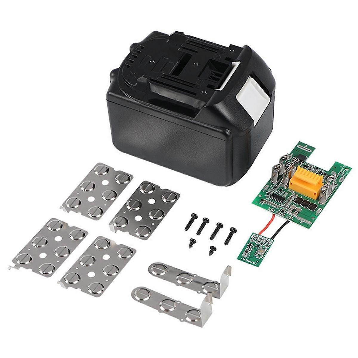 Li-Ion Battery Case with Lithium Battery Protective Board for 15-Cell Battery Case Kit