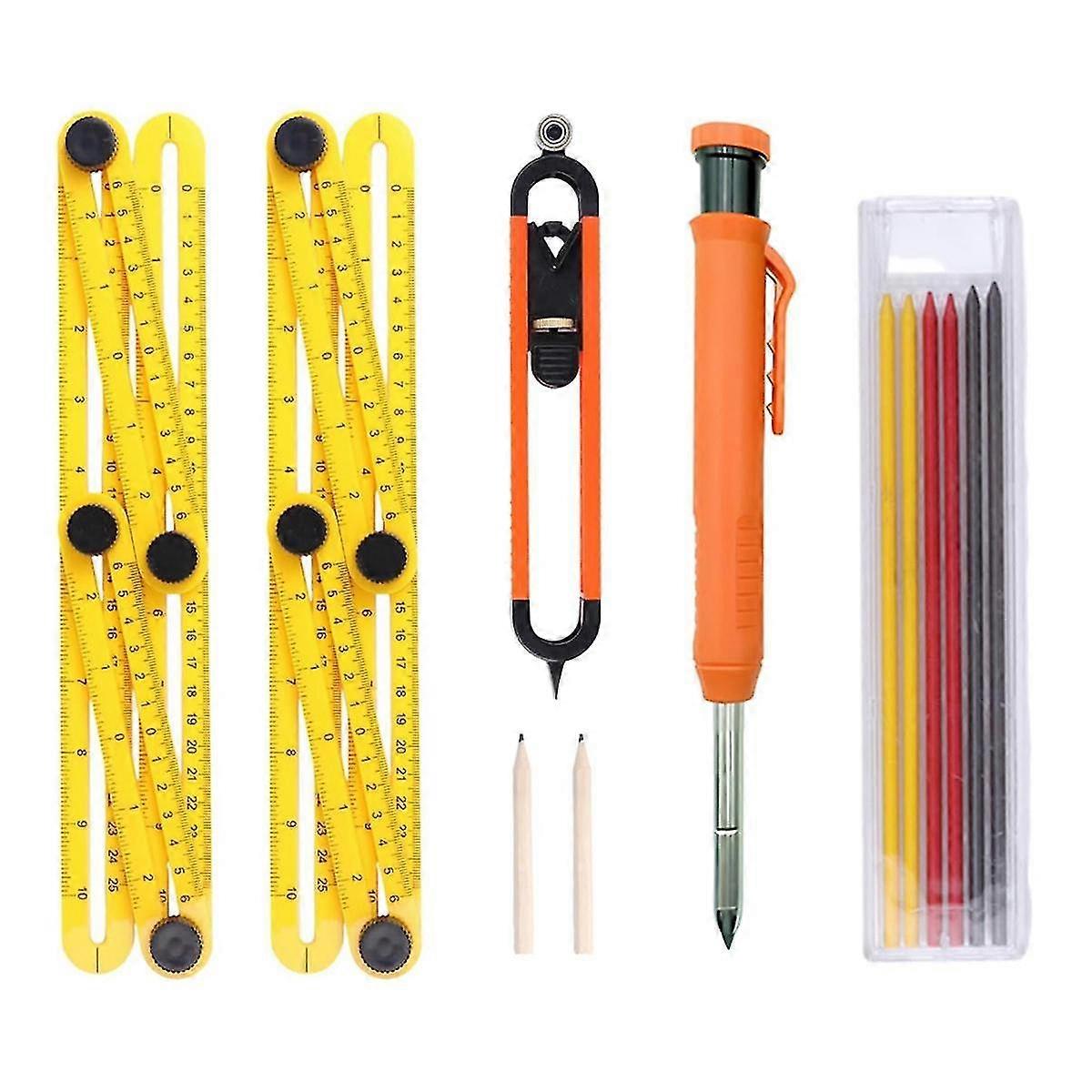 Gauge Shape Profiling Tool, Profilometer Profiling Tool With Lock, Measuring Tool Shape Replicator For Woodworking