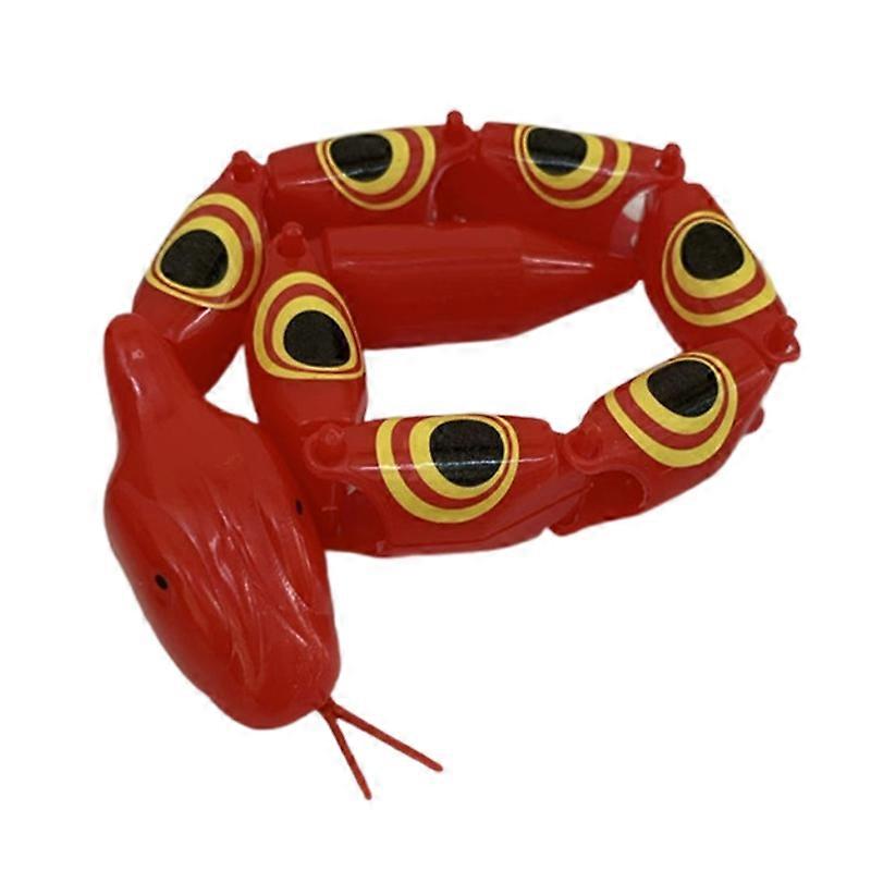 Twisted Jointed Snake Nostalgic Lightweight Plastic Funny Joint Snake Prank Toy for Fun KAESI
