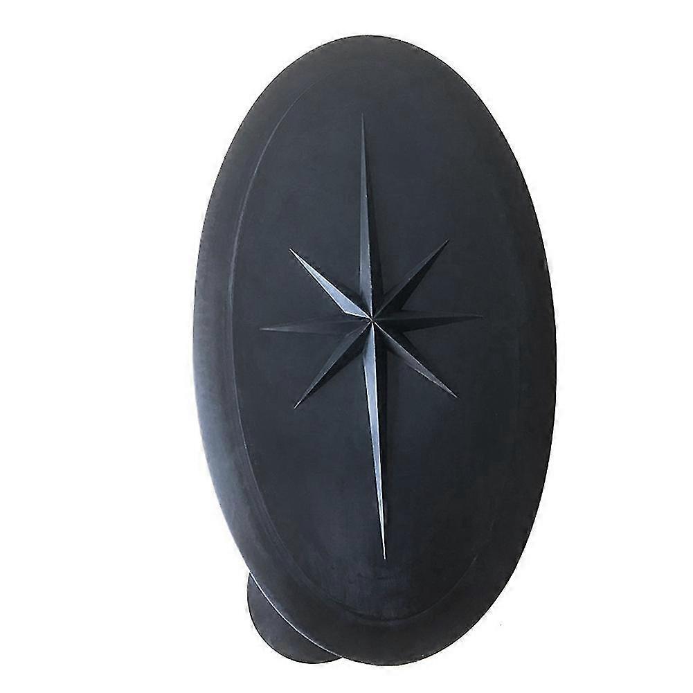 Kajak Lukenabdeckung Kajak Boot Deck Platte Kajak Boot Deck Lukenabdeckung Wasserdichtes Kajak Boot Zubehör, Schwarz