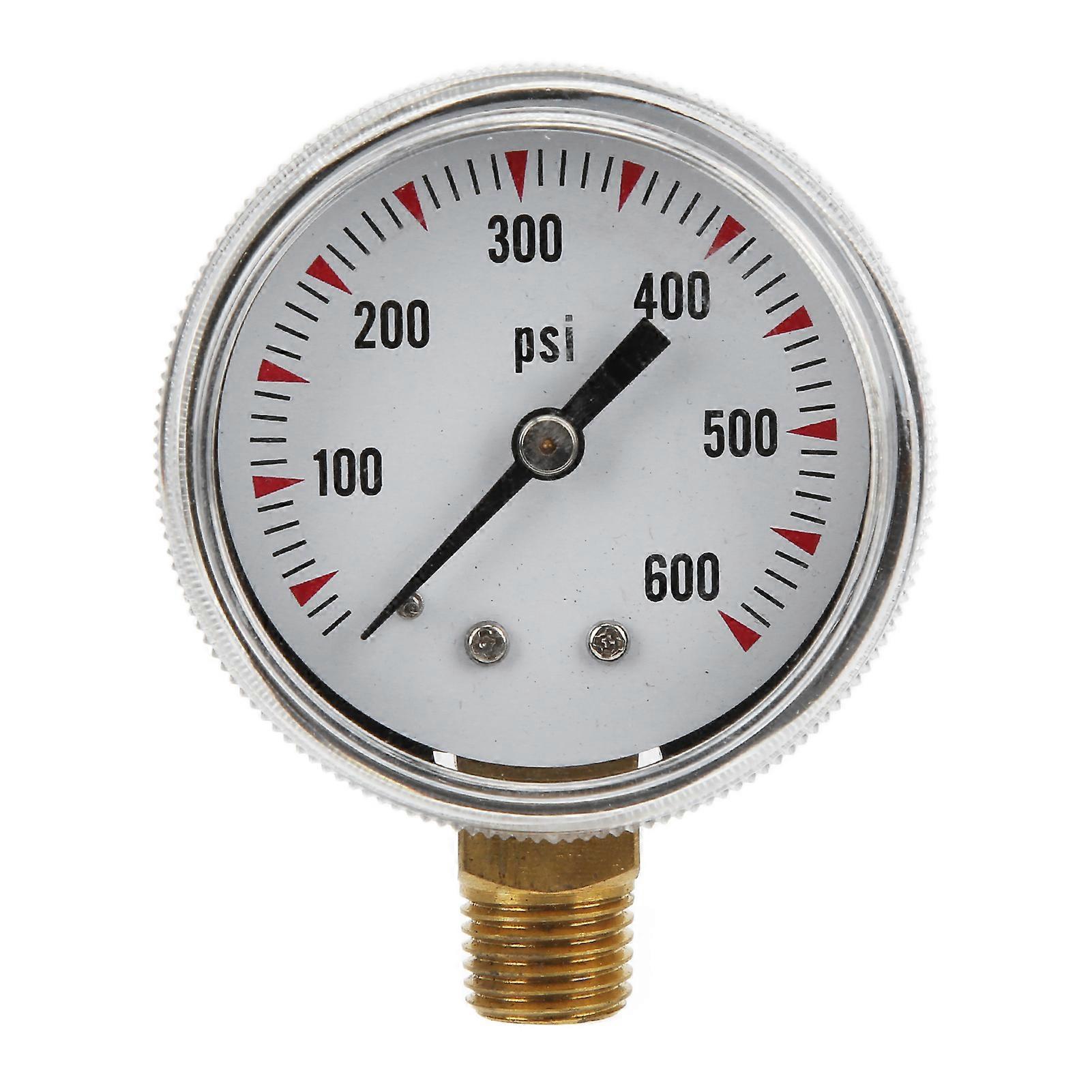 Y50 0?600psi Radial Pressure Gauge with 1/4in NPT Brass Connection for Pressure Measurement