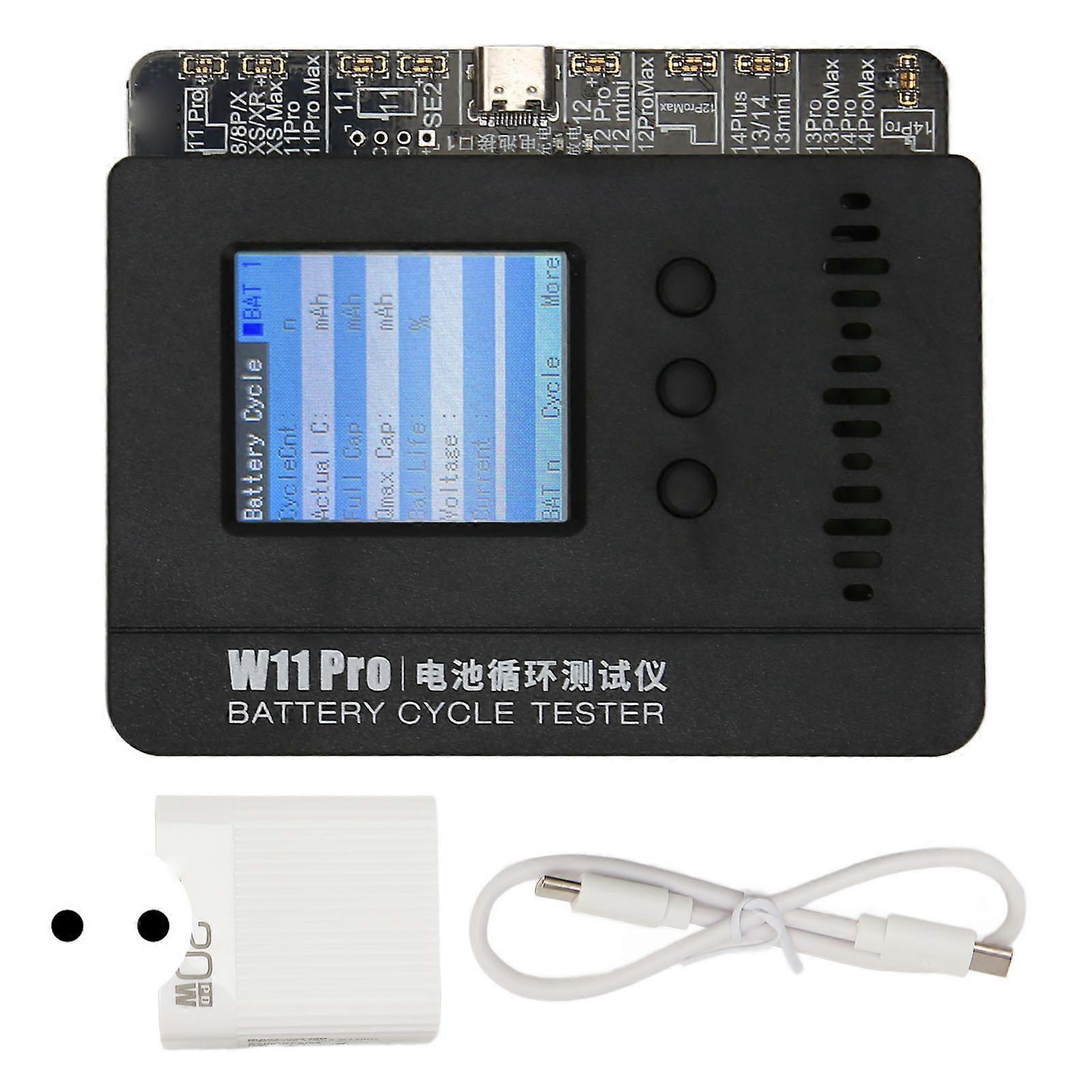 Small Battery Cycle Tester Checker LCD Single Circuit Cell Battery Fast Charging and Discharging Efficiency Repair Machine for IPhone 8 to 14 Series 1